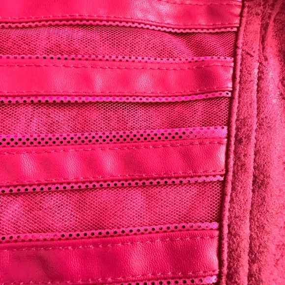 NWT Frank Lyman Designer Moto Jacket – Luxe Faux Leather - Picture 9 of 16